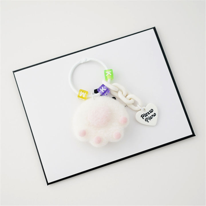 cute-keychain-ins-keychain-ins-cute-cat-paw-car-keychain-colorful-keychain-car-keychain-portable-keychain