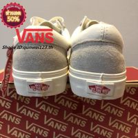 [ใส่โค้ดNEWPRGลด200฿][ส่งฟรี+กล่อง]Vans Old Skool Style36 Marshmallow USA :สีขาวแถบแดง