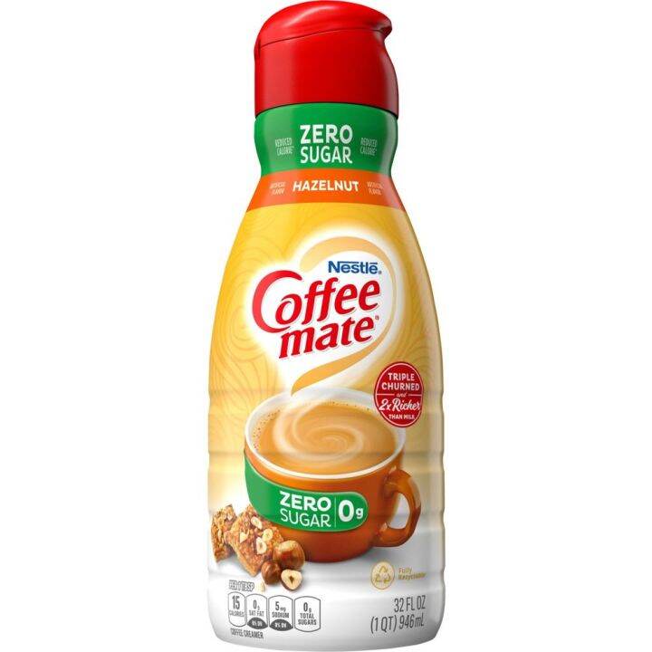 KEM SỮA HAZELNUT KHÔNG ĐƯỜNG ÍT CALO Nestle Coffee Mate Liquid Coffee
