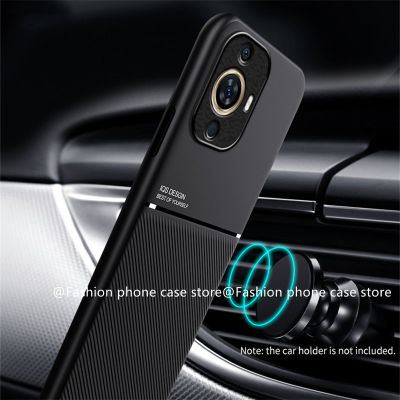 Phone Case เคส Huawei Nova 11 Pro Nova 11i เคสคลังสินค้าพร้อมพร้อมฝาหลังสุดหรูตรวจจับเคสโทรศัพท์ของผู้ชายธุรกิจด้วยชิปแม่เหล็กที่มองไม่เห็น2023