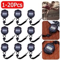 1-30Pcs Digital Stopwatch Handheld Stopwatch Professional Training Timer Electronic Outdoor Running Chronograph Stop Watch