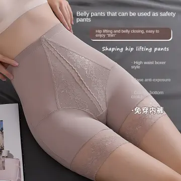 Cheap Flarixa Tummy Control Panties Body Shaper Seamless Women's Corset  High Waist Boxers Zipper Strong Slimming Underwear