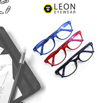 Leon Eyewear แว่นสายตาสั้น เลนส์มัลติโค้ท รุ่น PRA-VV32