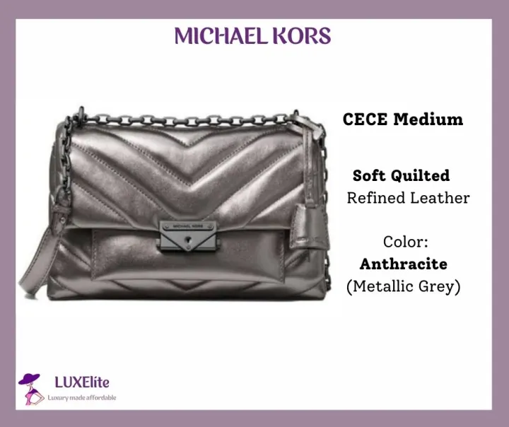 Michael Kors Cece Anthracite Medium | Lazada PH