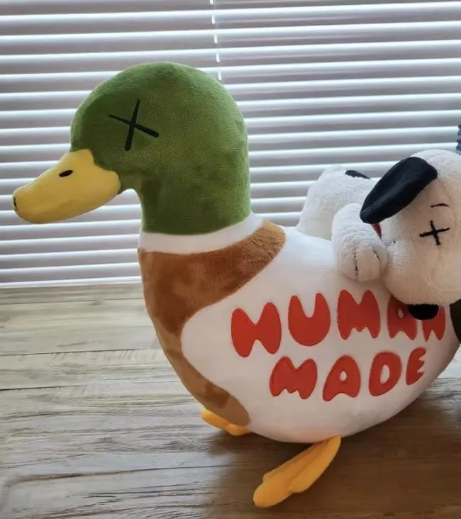 KAWS x Human Made Duck Plush Down Doll