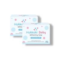 Hokkoki Baby Whitening Soap สูตรพิเศษเข้มข้นขึ้นX10เท่า สบู่เท้าขาว 80g. ( 2 ก้อน )