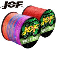 [HUYE Outdoor Store] JOF ใหม่8เส้น100 PE สายการประมง300เมตร500เมตรญี่ปุ่น M Ultifilament ปลาคาร์พถักลวดซุปเปอร์แข็งแกร่งด้ายทอรอก