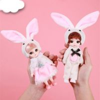 【YF】 17cm BJD Dolls Bride Groom for Girls Toys Gift 2022 1/12 Fashion Doll Wedding Clothes 13 Moveable Joints Pretend Play Toy 3D Eye