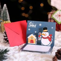 Marry Christmas Greeting Cards Xmas Party Invitations Gifts New Year Greeting Card Kid Gift Christmas Card 3D Pop Up Santa Cards