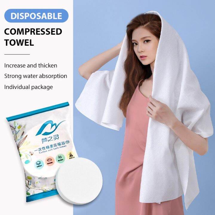 COD70X140CM 70X100CM Portable Compressed Towel Towel Cotton