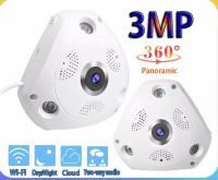 พร้อมส่ง กล้องวงจรปิด HD360 องศา Camera VR Cam 3D 130VR IP CAMERA 3D Panoramic camera ใช้แอพ V380 PRO ชัดมาก