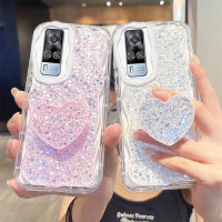 เคส Y53s แฟชั่นสำหรับ Vivo เคสเคสมือถือกันกระแทกนิ่มแวววาวรูปท้องฟ้าเต็มไปด้วยดวงดาวด้วยความรักเคสป้องกันด้านหลัง