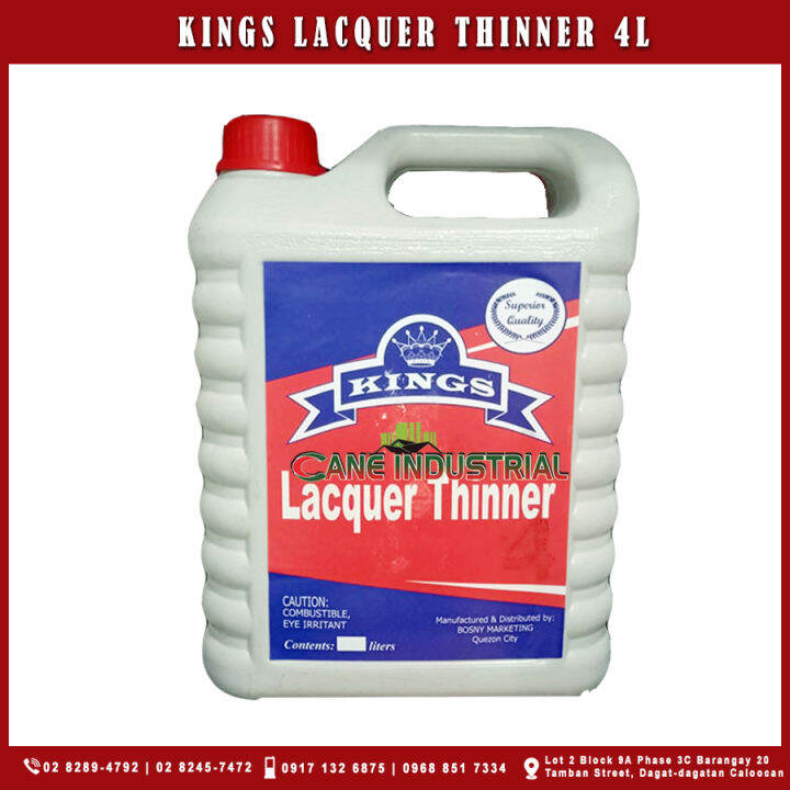 Kings Lacquer Thinner 4L Lazada PH