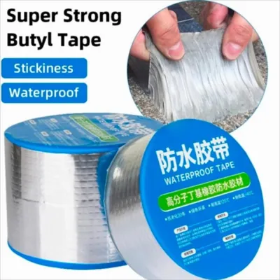 New Super Waterproof Sealing Gap Tape Wall Pool Roof Crack Duct Repair Self Adhesive High Temperature Aluminum Foil Butyl Tape