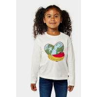 เสื้อยืดแขนยาวเด็กผู้หญิง Mothercare Our Planet Long-Sleeved T-Shirt CD178