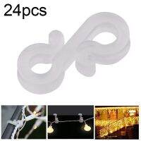 24 Pcs Gutter Hang Hooks S Clip Hooks For Christmas Decoration Outside String Lights Seasonal Fairy Light