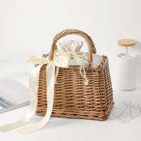 Straw Bag for Women 2022 Fashion Small Purses and Handbags Rattan Handmade Ladies Hand Bags Tote