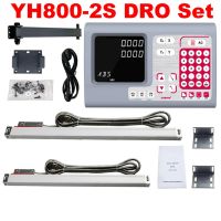 2022 YH800-2S Digital Readout Set/Kit Linear Scales/Encoder/Sensor/Rulers 2PCS 5U TTL YHSINO Dimensions 100 to 1000MM Fast Ships