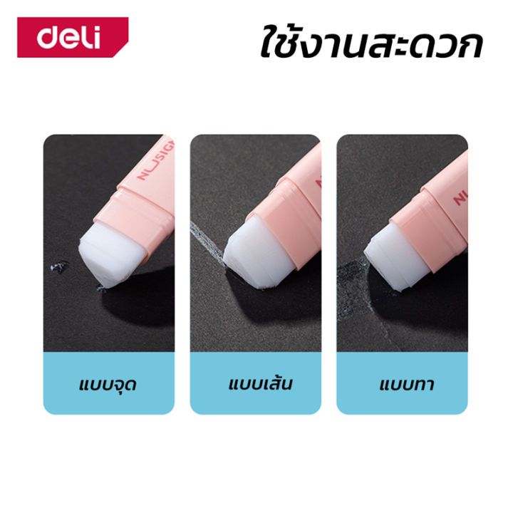 deli-กาวแท่ง-pvp-กาวแท่งพกพา-กาวไร้กลิ่น-ไม่มีกลิ่นฉุน-วัสดุpvp-เรียบเนียน-ใช้งานง่าย-เครื่องเขียน-glue-stick