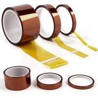 Kapton Tape Brown High Temperature Tape High Temperature Resistance 300 Degrees For Spray Painting  Baking Paint Box Sealing Adhesives Tape