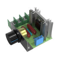 [2ชิ้น] 220โวลต์2000วัตต์ควบคุมความเร็ว SCR V Oltage Regulator ลดแสง Dimmers เทอร์โม