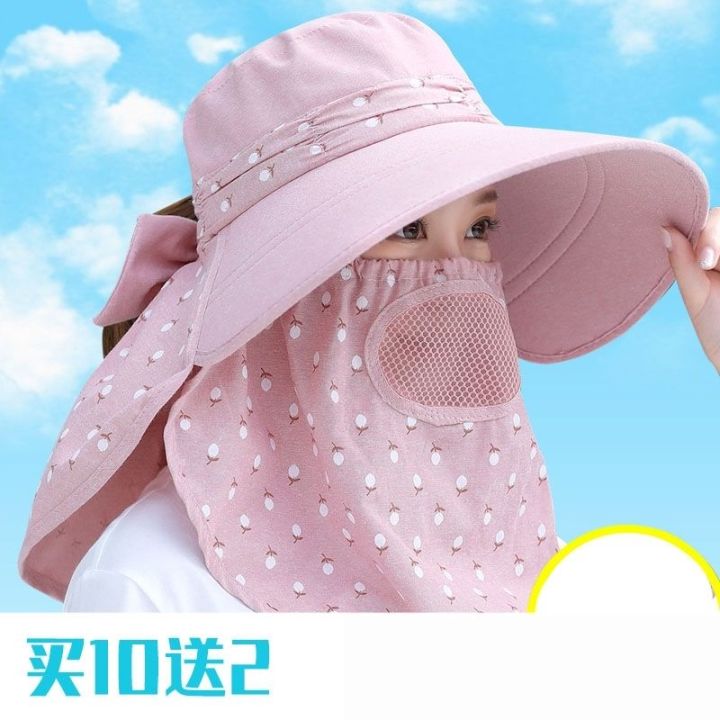 picking-sun-hat-ladies-summer-mask-face-big-edge-outdoor-farm-work-shading-can-be