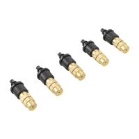 ；【‘； 15Pcs Adjustable Brass Nozzle 1/4 Barb Connector Garden Gardening Irrigation Watering Irrigation Spray Copper Sprinkler