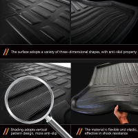 Car Rear Trunk Mat For Honda Civic 10th Gen Hatch 2020 2021~2016 Accessories Floor Tray Liner Cargo Boot Waterproof Car Auto