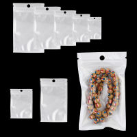 20-50pcslot White Clear Self Seal Zipper Plastic Retail Packaging Poly Pouches Ziplock Zip Lock Bags Package With Hang Hole