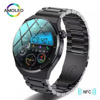 2023 NFC Smart Watch ผู้ชาย GT3 Pro AMOLED 390*390หน้าจอ HD อัตราการเต้นหัวใจบลูทูธ IP68กันน้ำ S Mart W Atch สำหรับหัวเว่ย Xiaomi