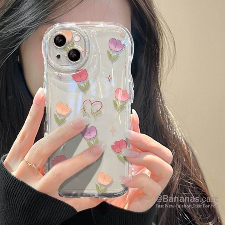 เคสโทรศัพท์มือถือแบบนิ่ม-ใส-ลายดอกไม้-สําหรับ-iphone-14-plus-14-13-12-11-pro-max-x-xr-xs-max-7-8-plus-se2020