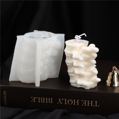 Bedroom Spinal Bone Mold Decoration Spooky Cord DIY Wax Halloween Plaster Silicone Candle Human