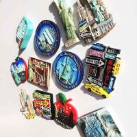 3D New York City Classic Resin Fridge Magnets Home Kitchen Collectible Souvenirs Decorative Travel Gift