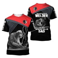 [High quality inventory] Premium Welder All Over Printed Unisex Shirts MEI NC075 3D T Shirt