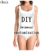 Summer Ladies Swimsuit 3D Print DIY Personalized Design Tight Swimwear ImagePhotoStarSingerAnime Harajuku Swimsuit