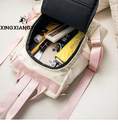 miss-lava-free-shipping-ส่งฟรี-oxfordกระเป๋าเป้ผ้าดิบins-2020กระเป๋าเดินทางกระเป๋านักเรียนเกาหลีใหม่