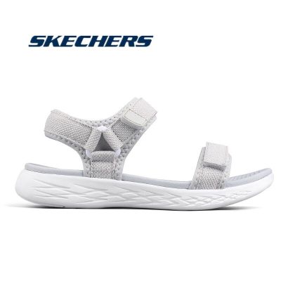 *Skechers_Gorun สเก็ตเชอร์ส รองเท้าแตะ ผู้หญิง NEW GOwalk Arch Fit On-The-Go Sandals Shoes - 92700-GRY