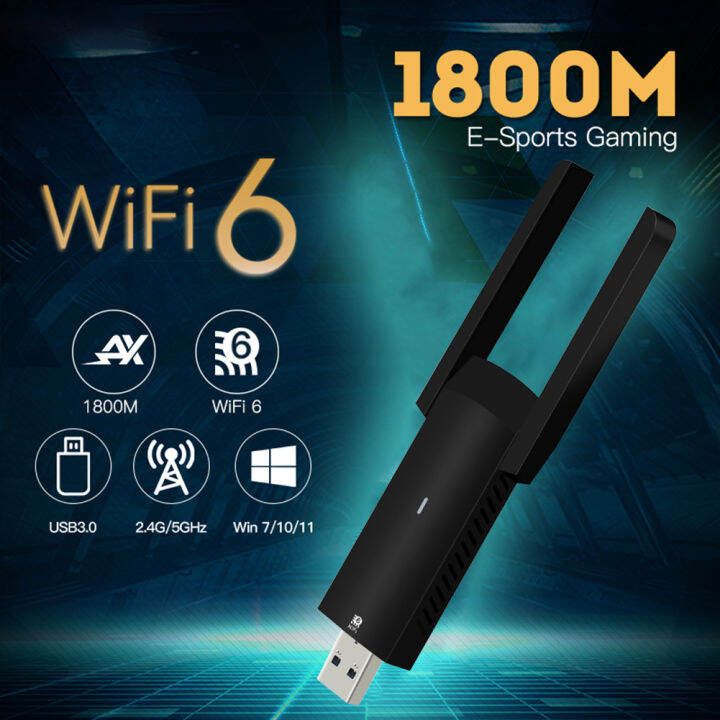 1800mbps Wifi 6 Usb Adapter Dual Band Ax1800 24g5ghz Wireless Wi Fi Dongle Network Card Usb 30 8678