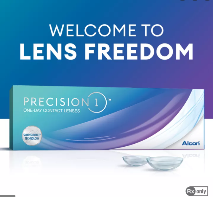 ALCON Precision 1 day daily disposable clear silicon hydrogel contact