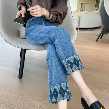 Korean Fashion Baggy Pants Women 2023 Vintage High Waist Jeans