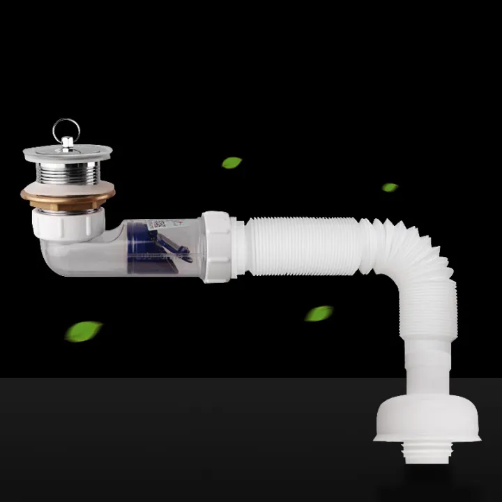 Submarine bathtub drain pipe odorresistant drain hose shower room