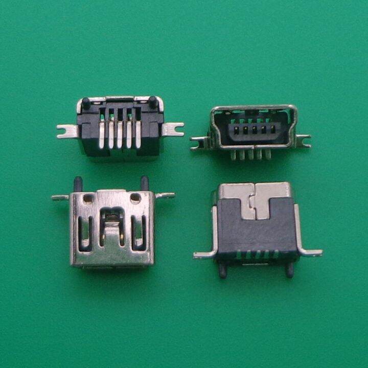 5pcs Mini Usb Type B 5 Pin Pcb Connector 180 V3 Vertical Usb Degree Dip ...