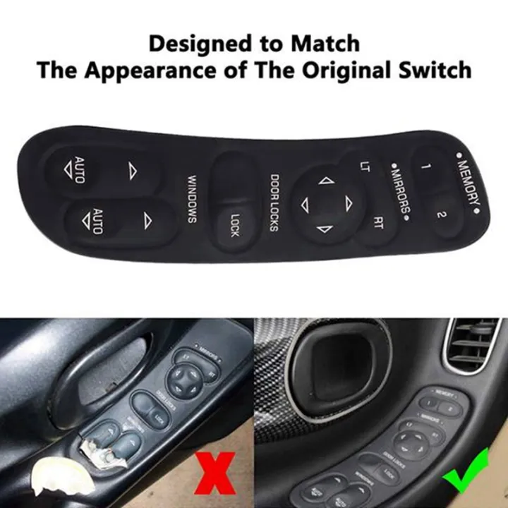 19209381 Glass Lift Switch Power Window Control Switch Automobile for Chevrolet Chevy Corvette C5 1997-2004