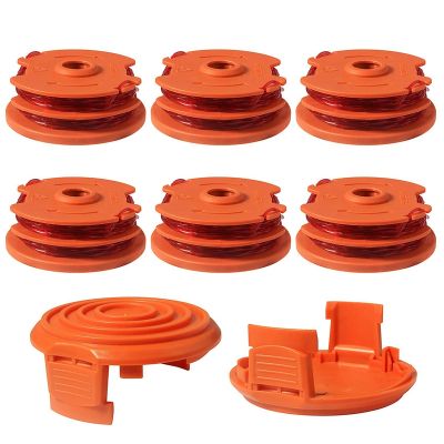 Weed Eater Replacement Spools for Worx WA0007 WG116 WG119 String Trimmer Edger Spool Line Refills Parts Auto-Feed