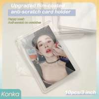 ✨ Konka 10ชิ้นกรอบรูปไอดอลสไตล์เกาหลีซองพลาสติกใสกันรอยขีดข่วนชุดการ์ด Goo ใสหนา