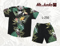 ?ส่งฟรี?เสื้อ,กางเกง (สั่งซื้อแยก) งานต่อลาย Mr-Junko ผ้าซาติน นิ่มใส่สบายไม่ร้อน SL-250