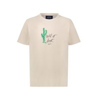 Khaki Bros. - คาคิบรอส - Round neck T-shirt - เสื้อยืดคอกลม - KM22K019 - Linen