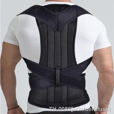 ✼♦ Cinta ortopédica de apoio postural cinta para alinhamento da coluna e com ajuste postura ombro redondo homens