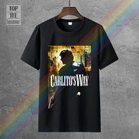 Summer hot-selling fashion and handsome men t shirt CarlitoS Way Movie Hip Hop Clothing T Fashion Ts O Neck Tee Mens Top R31F  BAFT