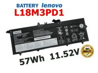 LENOVO แบตเตอรี่ L18M3PD1 ของแท้ (สำหรับ ThinkPad T490S T495S T14S L18L3PD1 L18M3PD2 L18C3PD2) Lenovo Battery Notebook เลอโนโว